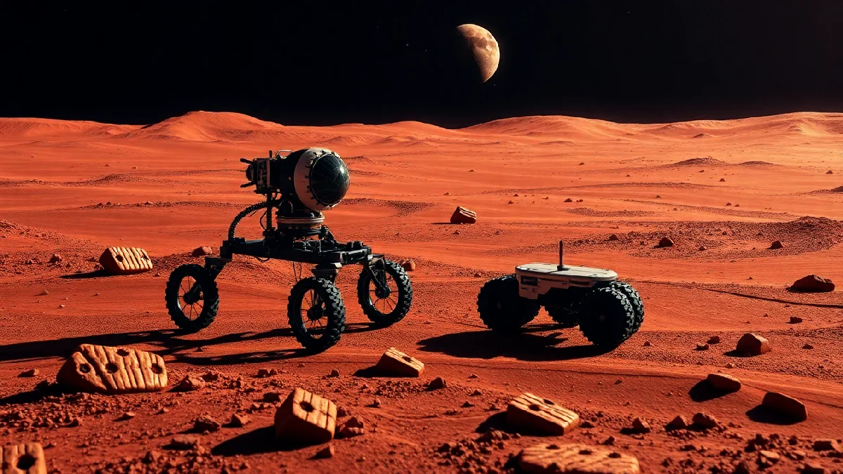 Illustration: Robots marcheurs sur Mars : nouvelle ère pour l'exploration - Espace & Astronomie