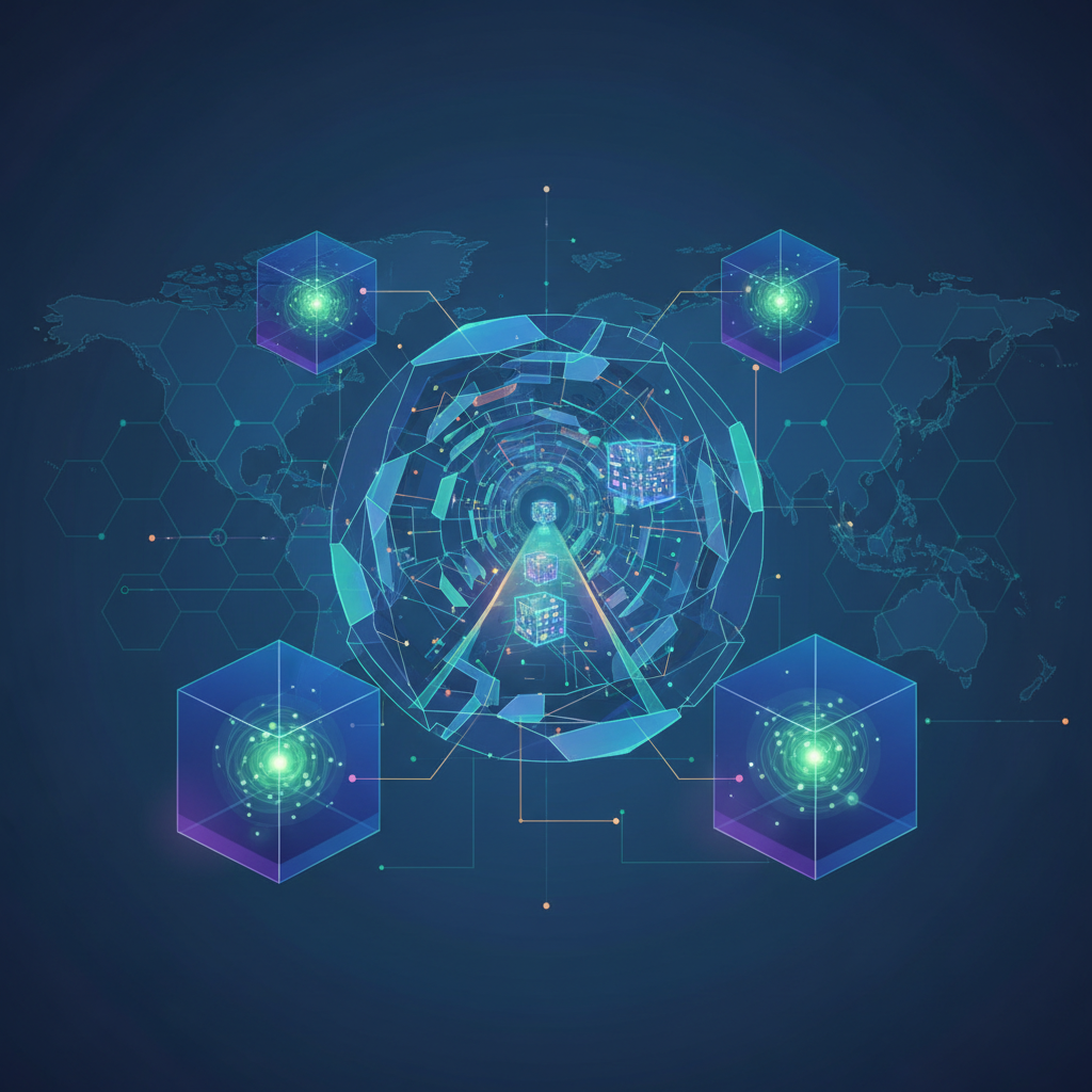 Illustration: ZK-Rollups et zkVMs : Transactions Privées à Grande Échelle - Crypto & Blockchain