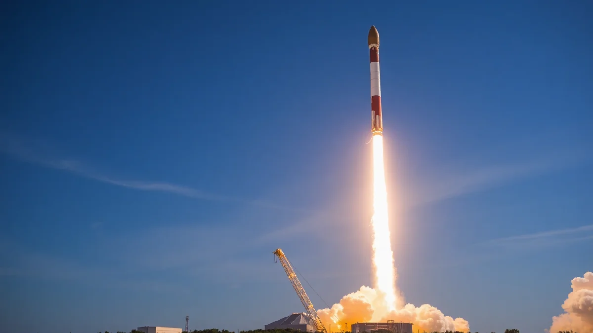 Illustration: Starlink : 70 satellites par semaine et la 50e mission de 2026 - Espace & Astronomie