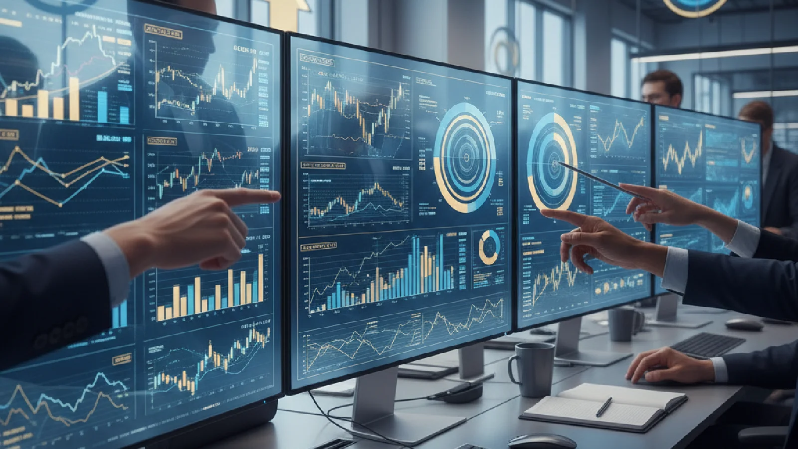 Graphiques financiers montrant performance des investissements ESG comparée aux stratégies traditionnelles avec indicateurs de développement durable