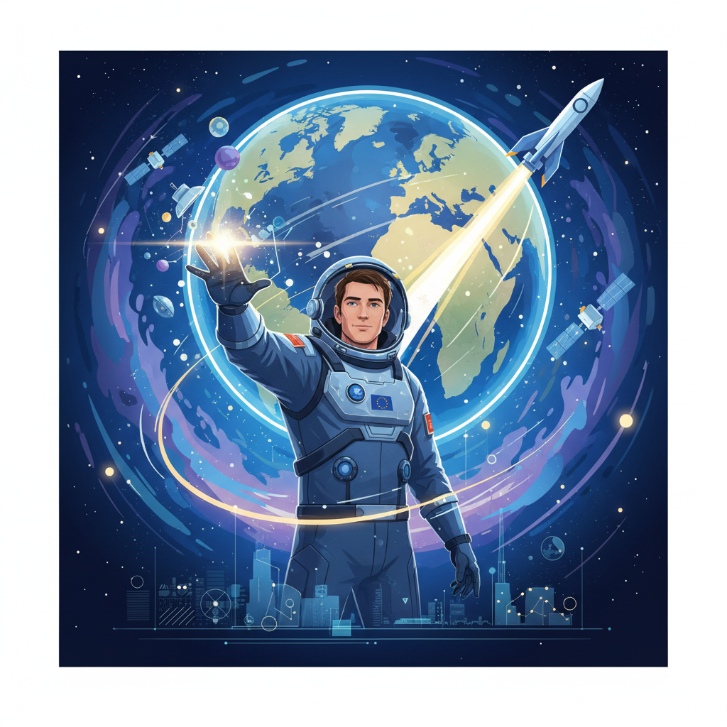 Illustration: Thomas Pesquet: Catalyst for European Space Exploration - Space & Astronomy