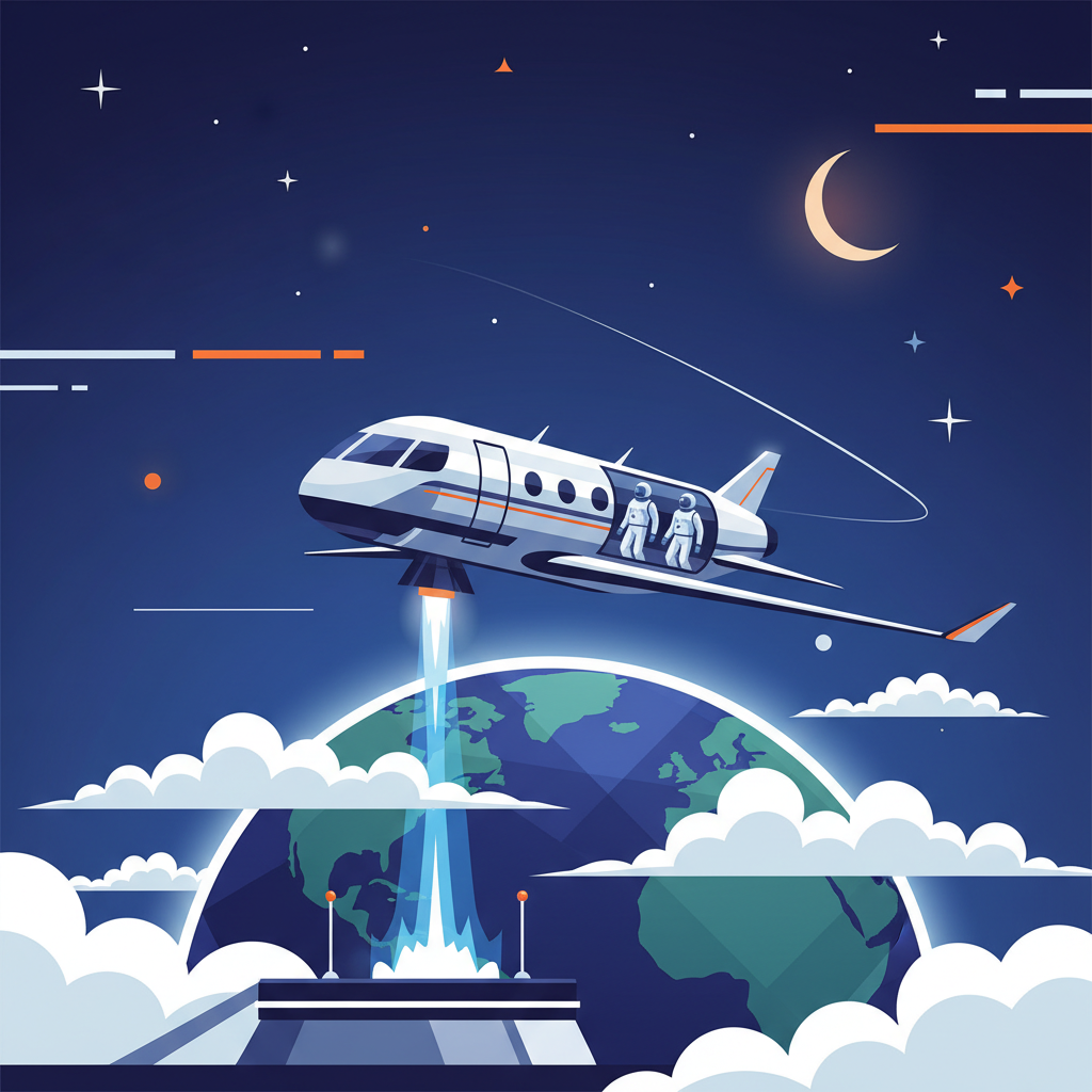 Illustration: Commercial Space Tourism: The Era of Suborbital Flights - Space & Astronomy