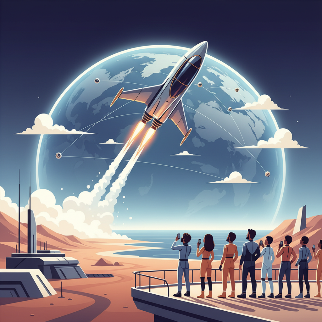 Illustration: Commercial Space Tourism: The Era of Suborbital Flights - Space & Astronomy