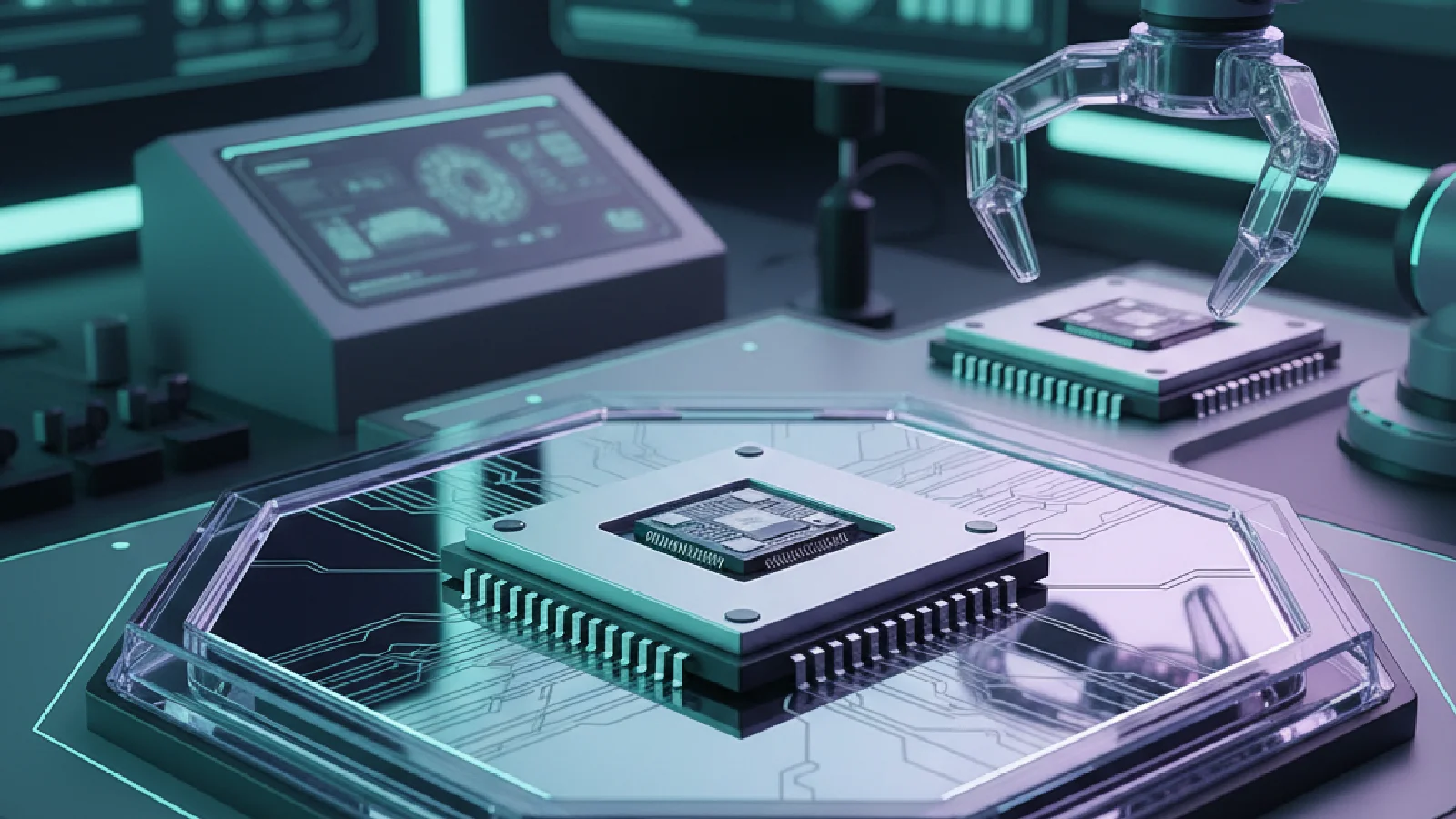 Comparaison visuelle des architectures de puces TSMC A16 et Intel 18A montrant les transistors GAA nanosheet
