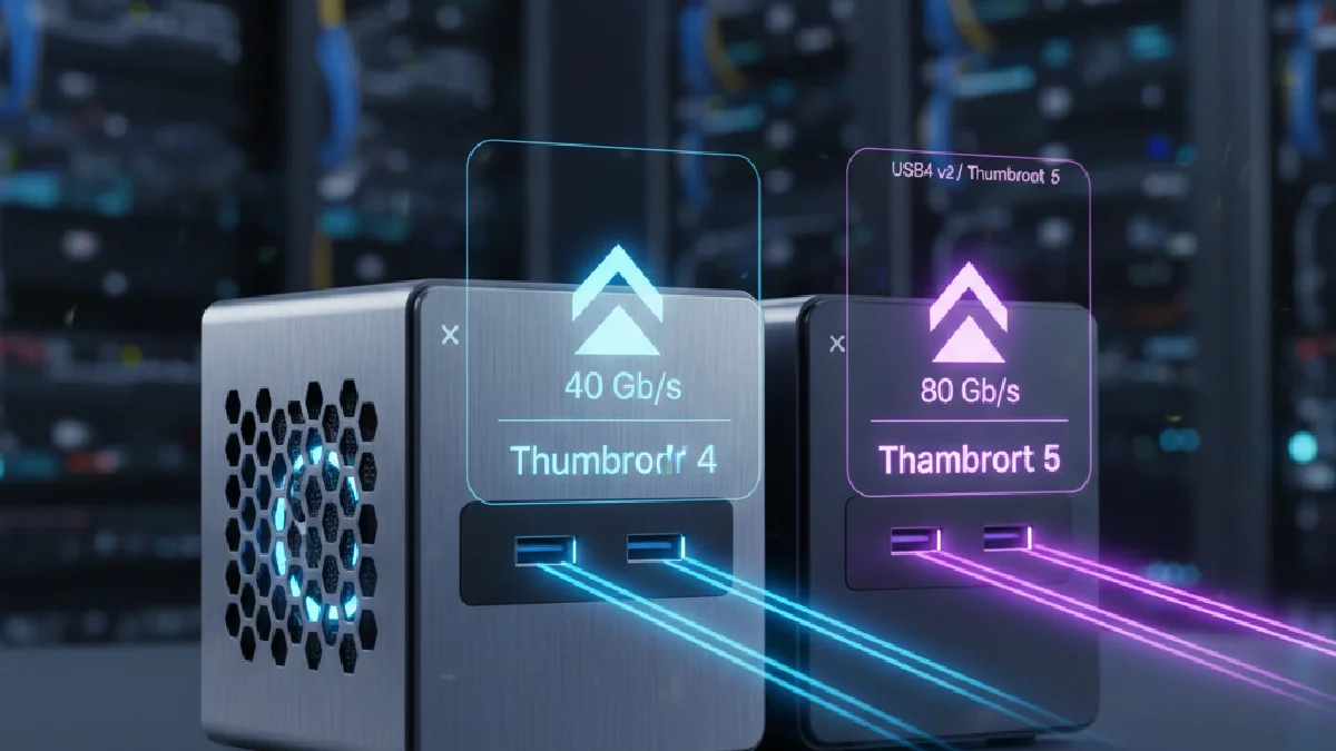Illustration: USB4 v2 et Thunderbolt 5 : L'Avenir du ZimaCube 2 ? - Technologie