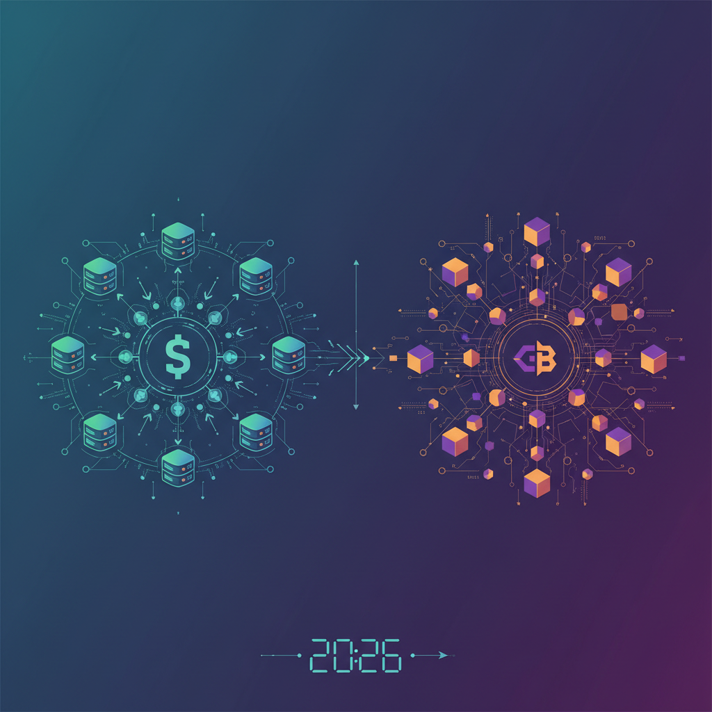 Illustration: Web3 vs Web2 : comparaison des modèles économiques 2026 - Crypto & Blockchain
